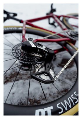 Cubierta de desviador Ceramicspeed OSPW X Alpha para Sram XPLR E1 13V, color plateado