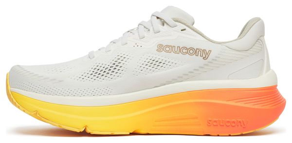 Saucony Guide 19 Running Shoes, White/Yellow, Men's