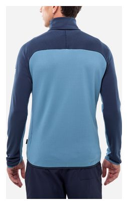 Polaire Millet Fusion Grid Bleu Homme