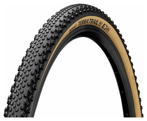 Copertone Continental Terra Trail 650b Gravel Tubeless Ready pieghevole ShieldWall System PureGrip Compound Cream Sidewall E-Bike e25