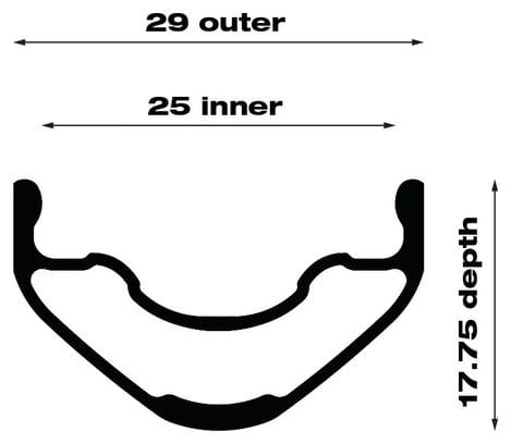 WTB KOM Light i25 27.5'' Rim Black