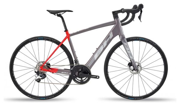 Bicicleta eléctrica de carretera BH Core Race 1.6 Shimano Ultegra 11v Plata Rojo 2020