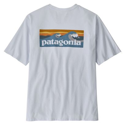 Patagonia Boardshort Logo Pocket T-Shirt Wit