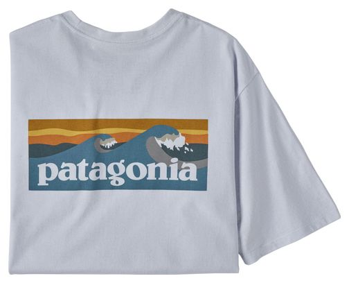 Patagonia Boardshort Logo Pocket T-Shirt Weiß
