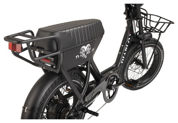 Vélo de ville électrique compact 20  X1 Noir Diablo Bikes
