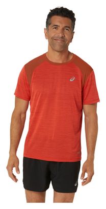 Asics Road Short Sleeve Jersey Rood