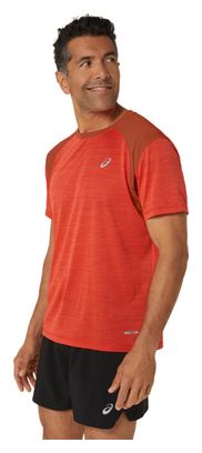 Maillot manches courtes Asics Road Rouge Homme