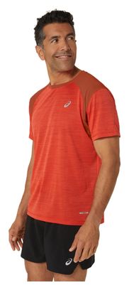 Asics Road Short Sleeve Jersey Rood