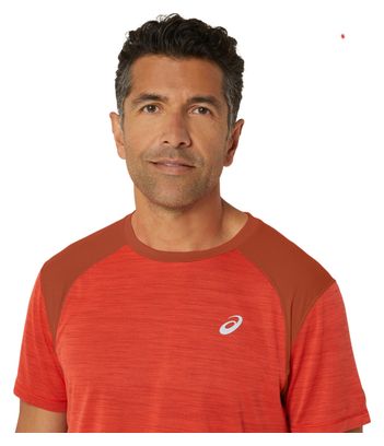 Asics Road Short Sleeve Jersey Rood