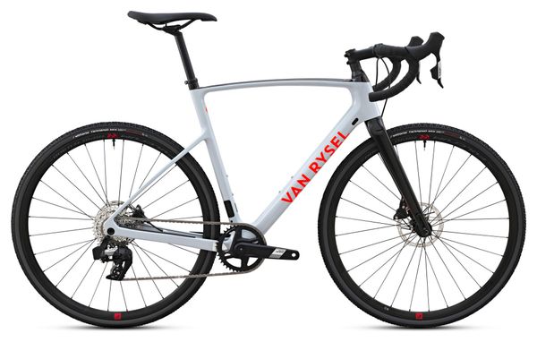 Ciclocross Van Rysel RCX II Sram Apex AXS 12V 700 mm Grigio 2023