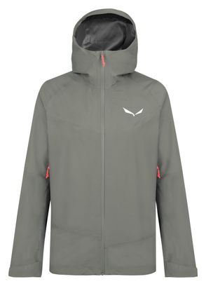 Chaqueta impermeable de mujer Salewa Puez Gore-Tex Paclite Gris