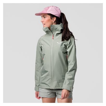 Chaqueta impermeable de mujer Salewa Puez Gore-Tex Paclite Gris