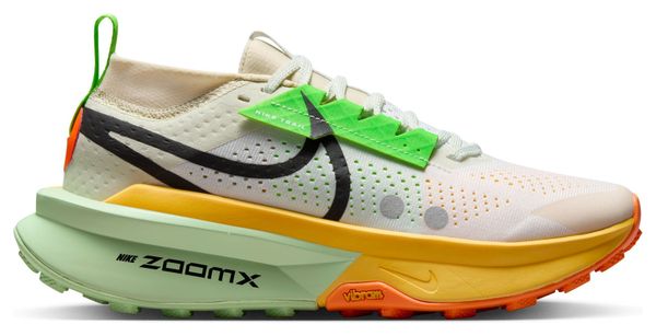 Chaussures Trail Nike Zegama Trail 2 Blanc Orange Vert Femme