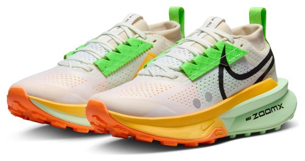 Nike Zegama Trail 2 Wit Oranje Groen Damesschoenen