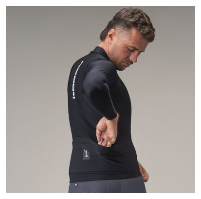 Lebram Race Thermal Men's Long-Sleeve Jersey, Black