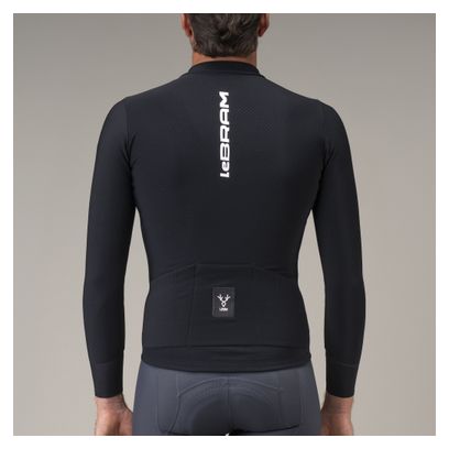 Lebram Race Thermal Men's Long-Sleeve Jersey, Black