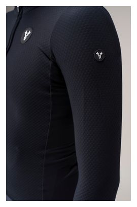 Lebram Race Thermal Men's Long-Sleeve Jersey, Black