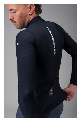 Lebram Race Thermal Men's Long-Sleeve Jersey, Black