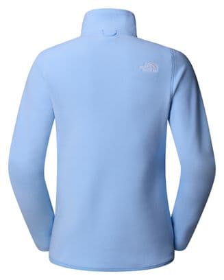 Polaire Femme The North Face 100 Glacier Full Zip Bleu