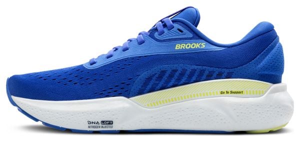 Brooks Adrenaline GTS 24 Hardloopschoenen Blauw/Geel Heren