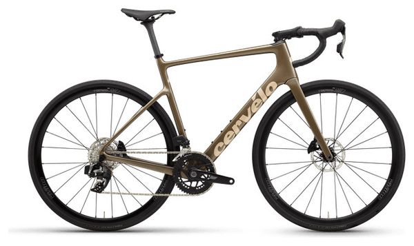 Bicicletta da strada Cervélo Caledonia Sram Rival AXS 12V 700 mm Marrone 2026
