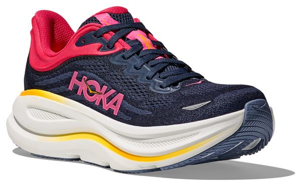 Hoka Bondi 9 Damesschoenen Blauw/Roze