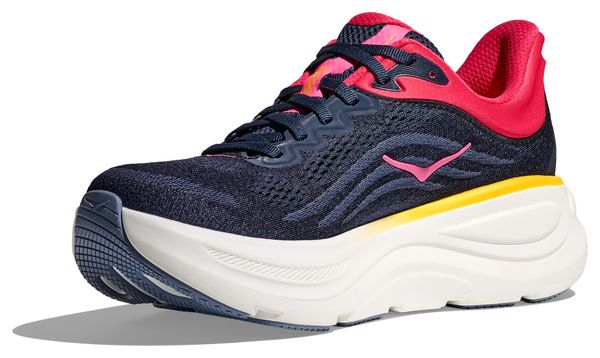 Hoka Bondi 9 Damesschoenen Blauw/Roze