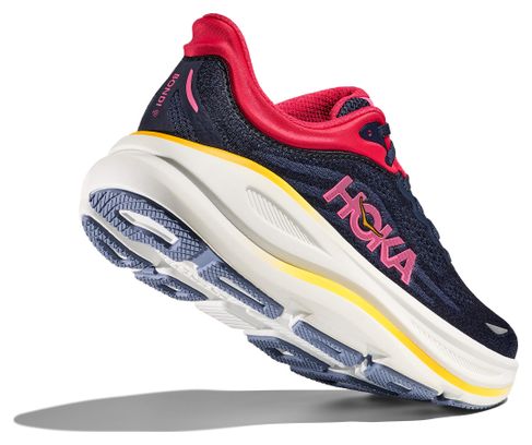 Hoka Bondi 9 Damesschoenen Blauw/Roze