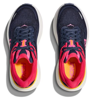 Hoka Bondi 9 Damesschoenen Blauw/Roze
