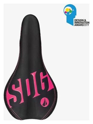 Selle SDG Junior FLY JR - Steel Rails noir/rose fluo - NOIR/ROSE