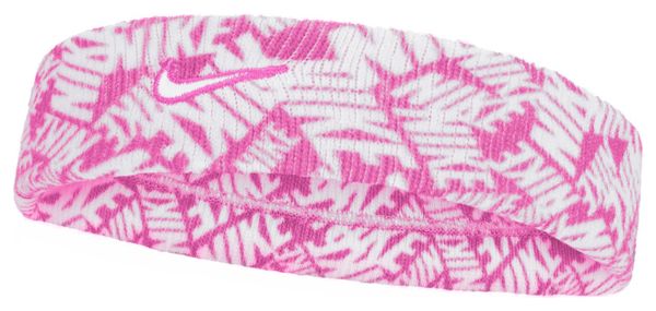 Sponge headband Nike Swoosh Classic Printed Pink