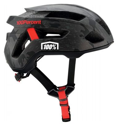 100% Altis Gravel Black Camo Helm