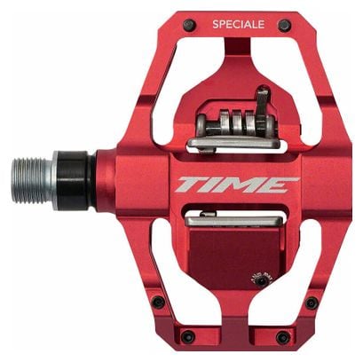 Paar Time Speciale 12 MTB Pedale Rot