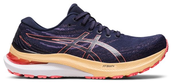 Asics Gel Kayano 29 Running Shoes Blue Orange Women's