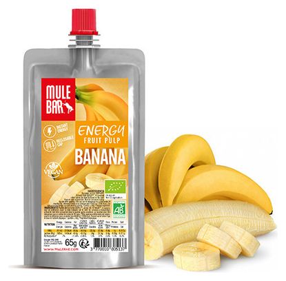 MuleBar Organic &amp; Vegan Fruchtfleischbeutel Banana 65 g