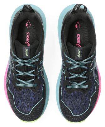 Asics GEL-Trabuco 11 Zapatillas de trail para mujer Negro Azul Rosa