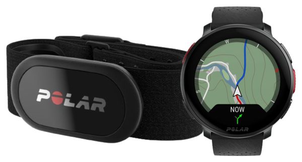 Polar Vantage V3 GPS-Uhr Schwarz + H10 Herzfrequenzgurt