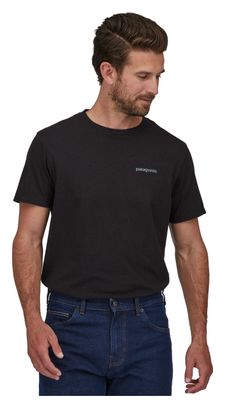 T-Shirt Unisexe Patagonia Fitz Roy Icon Responsibili-Tee Noir