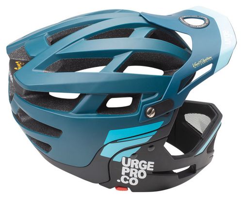 Helmet with removable chin guard Urge Gringo de la sierra petrol