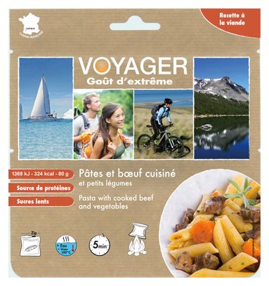 Lyophilis Voyager Meal Beef and Vegetable Pies 80g