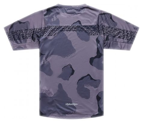 Troy Lee Designs Skyline Pro Short-Sleeve Jersey, Gray/Purple