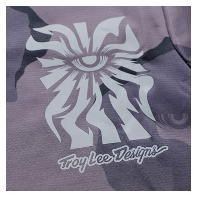 Troy Lee Designs Skyline Pro Short-Sleeve Jersey, Gray/Purple