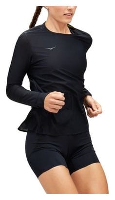 Hoka Airolite Langarm Trikot Schwarz Damen