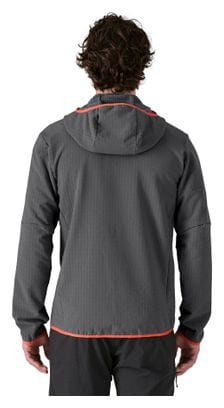 Patagonia R2 TechFace Hoody Polare Grigio