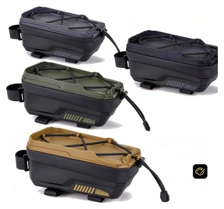 Bolsa cuadro bici 1L kaki con porta móvil WILD MAN