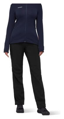 Women's Mammut Runbold Winter Softshell Pants Black