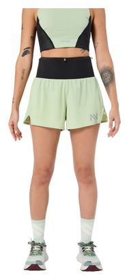 Pantaloncini NNormal Race verdi da donna
