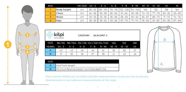 Polaire zippée enfant Kilpi ALACANT-J