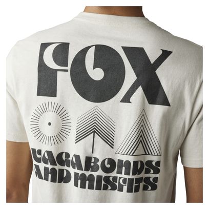 T-Shirt Fox Rockwilder Premium Vintage Blanc