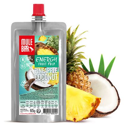 Compote énergétique MuleBar Ananas/Noix de Coco - 65g